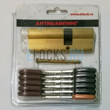 Механизм цилиндровый Master Lock 60*40 кл/кл, перекод., антибампинг